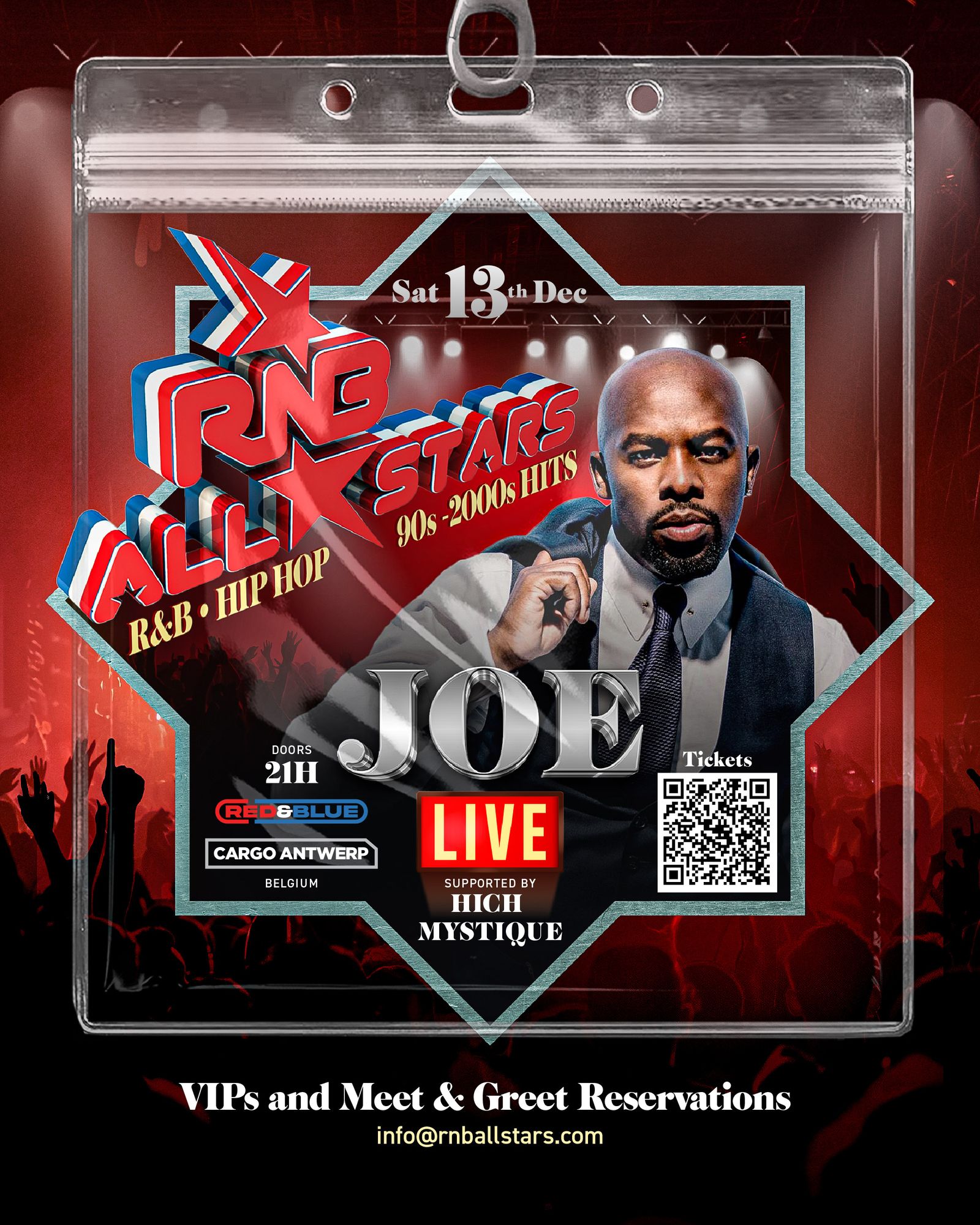 RNBALLSTARS - Joe Thomas Live promotional artwork